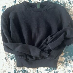 Black soft crew neck